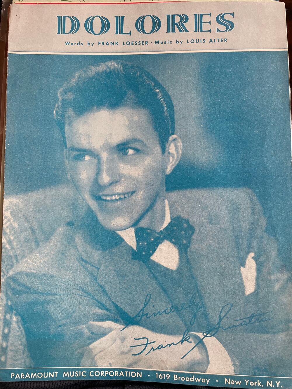 Vintage Sheet Music Lot of 11 Frank Sinatra Gaylords 1940s 1950s Love Songs